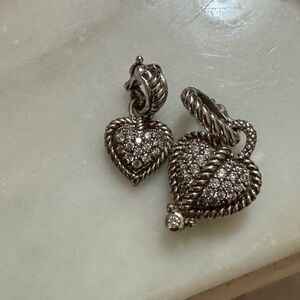 Judith Ripka Silver silver Heart Pendants